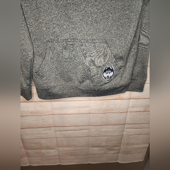 UConn Gray Hoodie Sweater - Picture 5 of 11